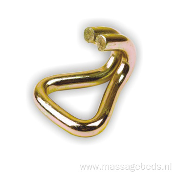 38mm Znic Plated Double J Hook 3000KG